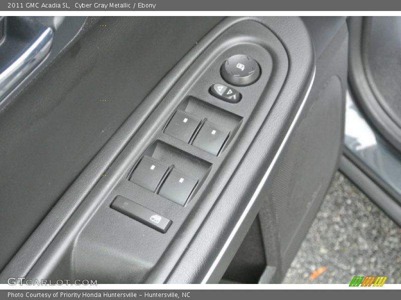 Cyber Gray Metallic / Ebony 2011 GMC Acadia SL