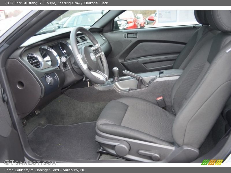 Sterling Gray / Charcoal Black 2014 Ford Mustang GT Coupe