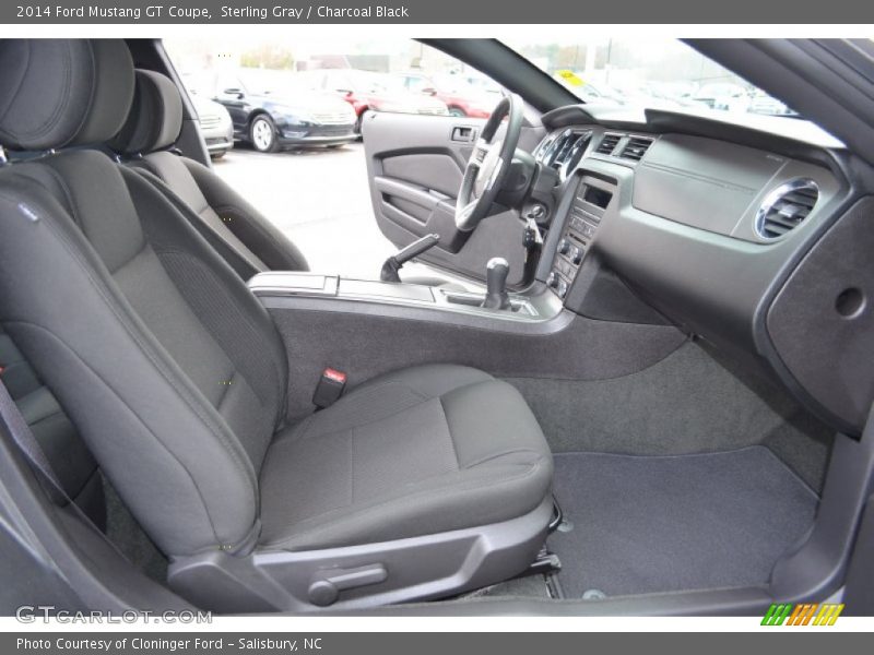 Sterling Gray / Charcoal Black 2014 Ford Mustang GT Coupe
