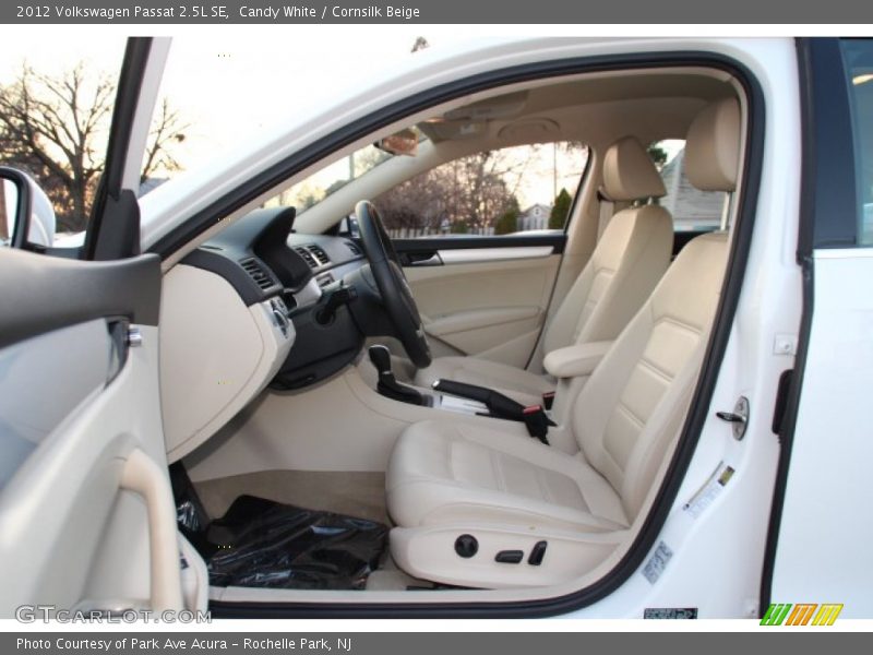 Candy White / Cornsilk Beige 2012 Volkswagen Passat 2.5L SE