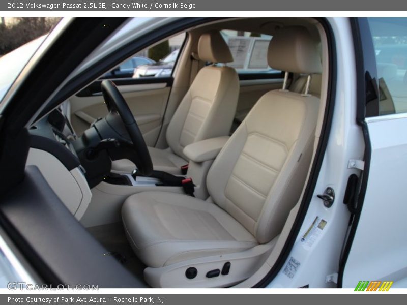 Candy White / Cornsilk Beige 2012 Volkswagen Passat 2.5L SE