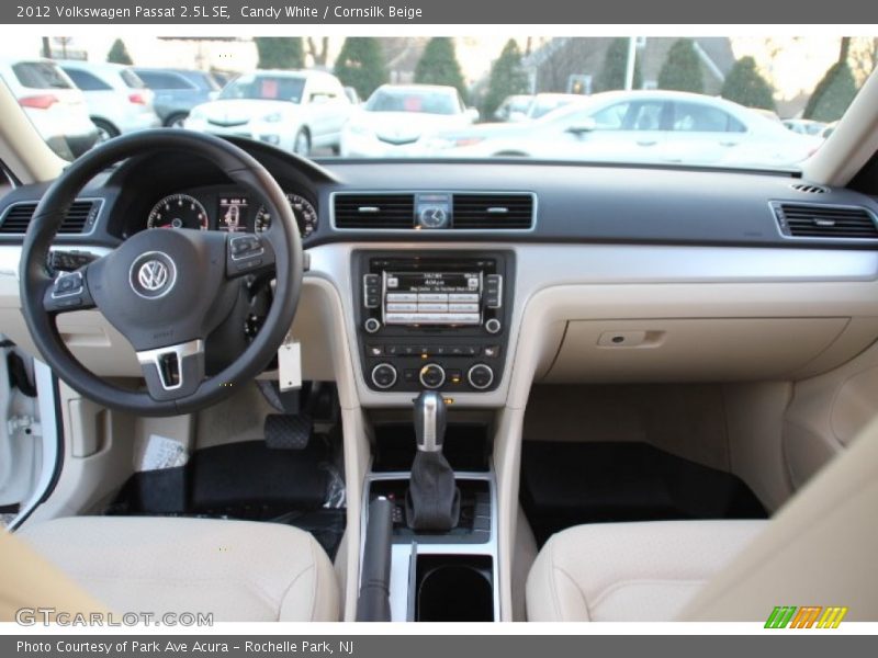 Candy White / Cornsilk Beige 2012 Volkswagen Passat 2.5L SE