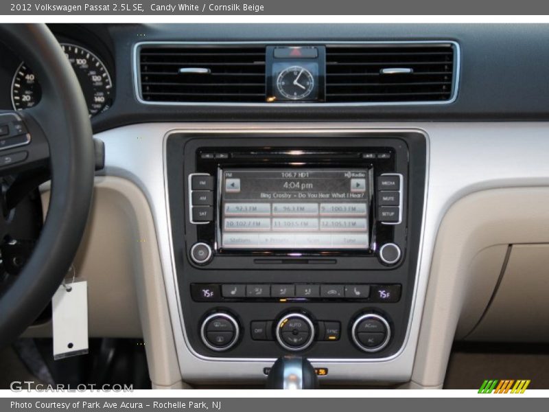 Candy White / Cornsilk Beige 2012 Volkswagen Passat 2.5L SE