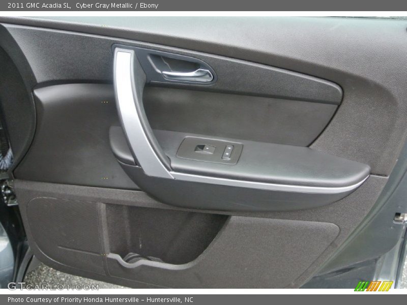 Cyber Gray Metallic / Ebony 2011 GMC Acadia SL