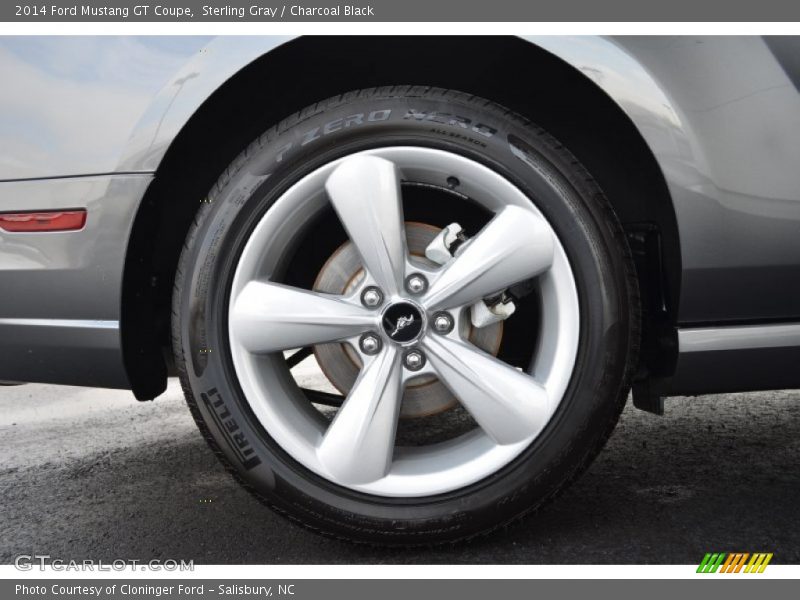 Sterling Gray / Charcoal Black 2014 Ford Mustang GT Coupe