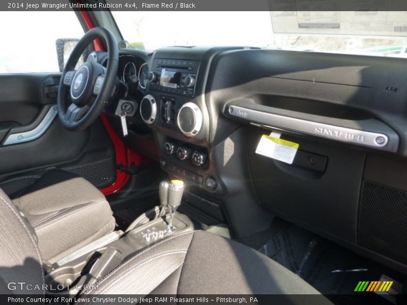 Flame Red / Black 2014 Jeep Wrangler Unlimited Rubicon 4x4