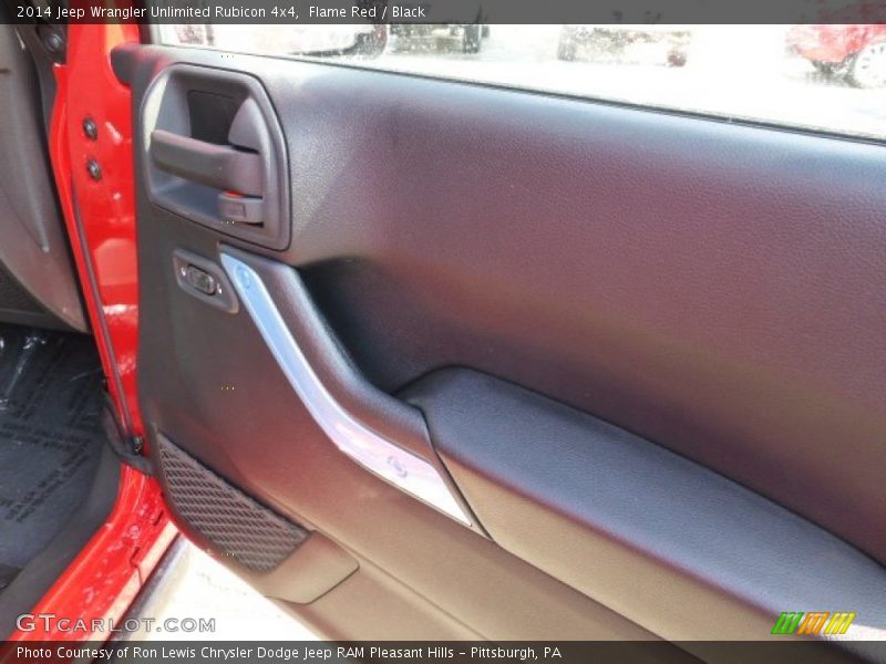 Flame Red / Black 2014 Jeep Wrangler Unlimited Rubicon 4x4