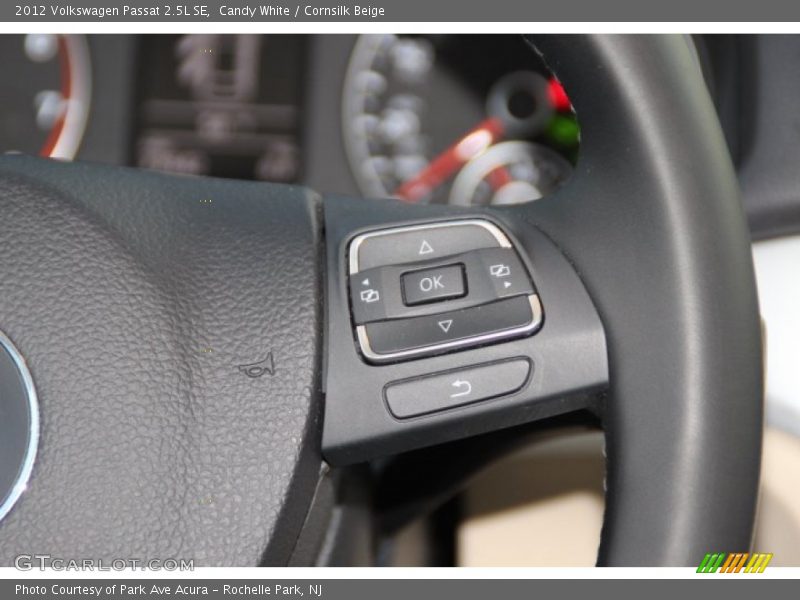 Candy White / Cornsilk Beige 2012 Volkswagen Passat 2.5L SE