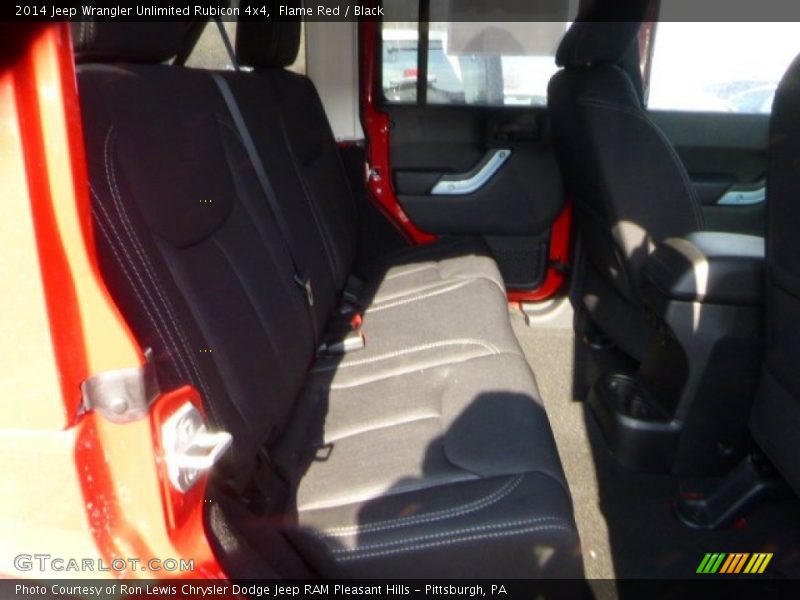 Flame Red / Black 2014 Jeep Wrangler Unlimited Rubicon 4x4