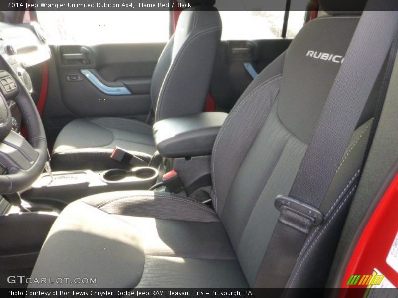 Flame Red / Black 2014 Jeep Wrangler Unlimited Rubicon 4x4