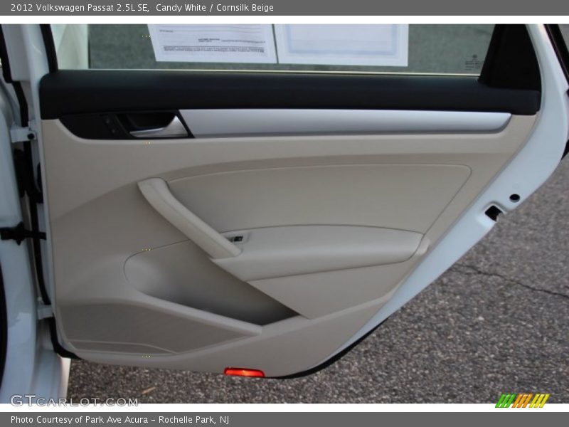 Candy White / Cornsilk Beige 2012 Volkswagen Passat 2.5L SE