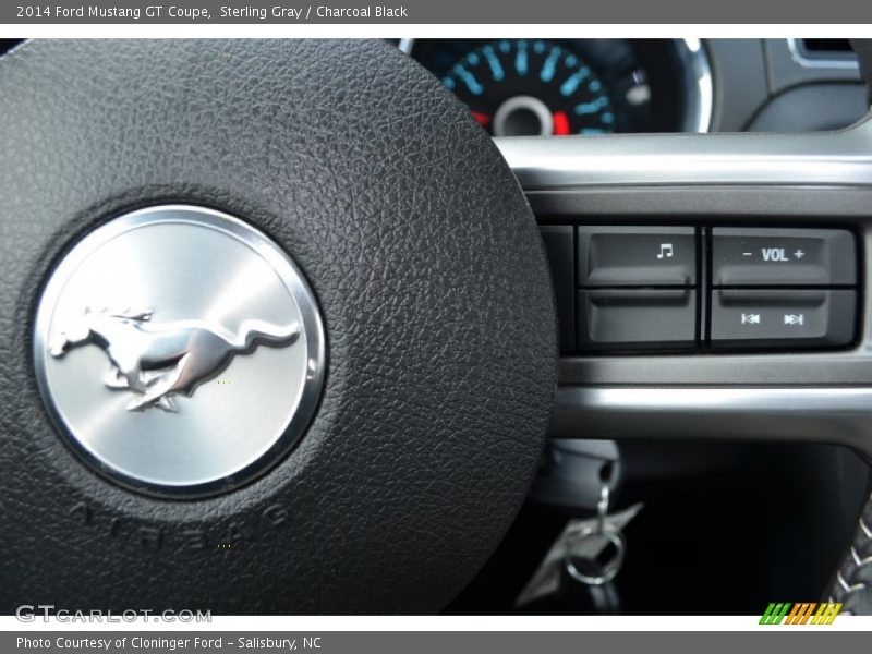Sterling Gray / Charcoal Black 2014 Ford Mustang GT Coupe
