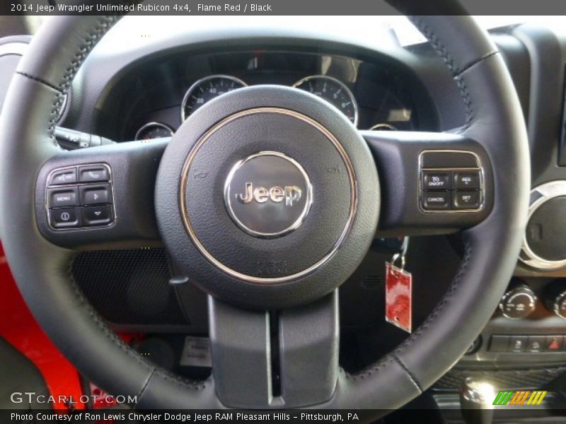 Flame Red / Black 2014 Jeep Wrangler Unlimited Rubicon 4x4