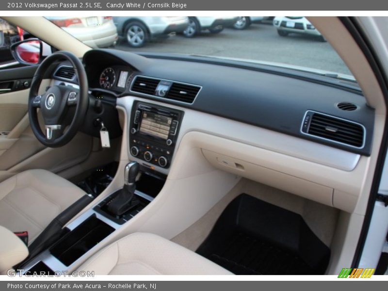 Candy White / Cornsilk Beige 2012 Volkswagen Passat 2.5L SE