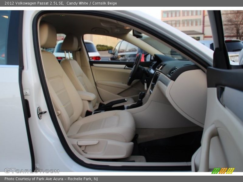 Candy White / Cornsilk Beige 2012 Volkswagen Passat 2.5L SE