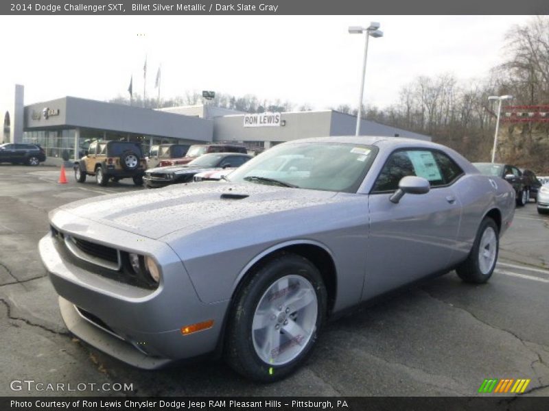 Billet Silver Metallic / Dark Slate Gray 2014 Dodge Challenger SXT