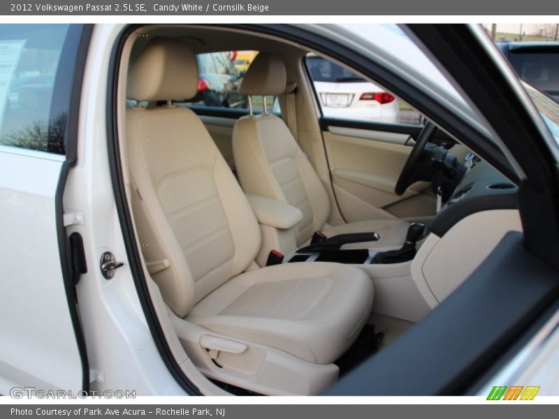 Candy White / Cornsilk Beige 2012 Volkswagen Passat 2.5L SE