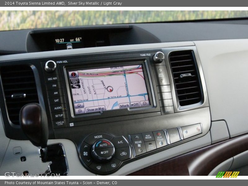 Silver Sky Metallic / Light Gray 2014 Toyota Sienna Limited AWD
