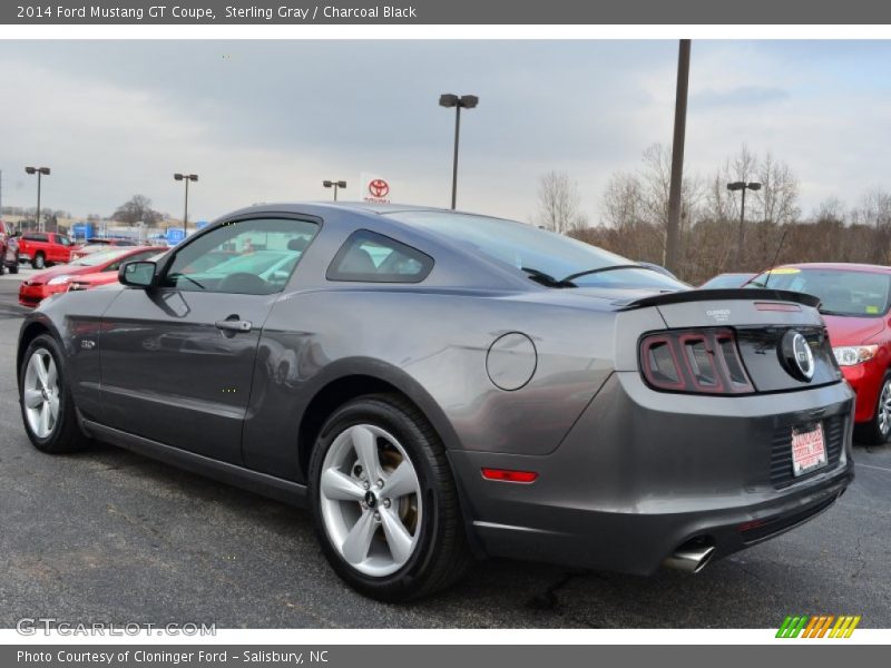Sterling Gray / Charcoal Black 2014 Ford Mustang GT Coupe