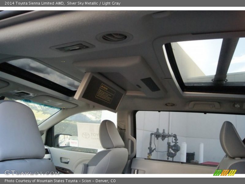Silver Sky Metallic / Light Gray 2014 Toyota Sienna Limited AWD