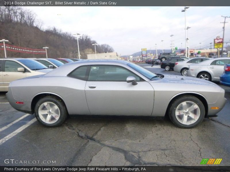 Billet Silver Metallic / Dark Slate Gray 2014 Dodge Challenger SXT