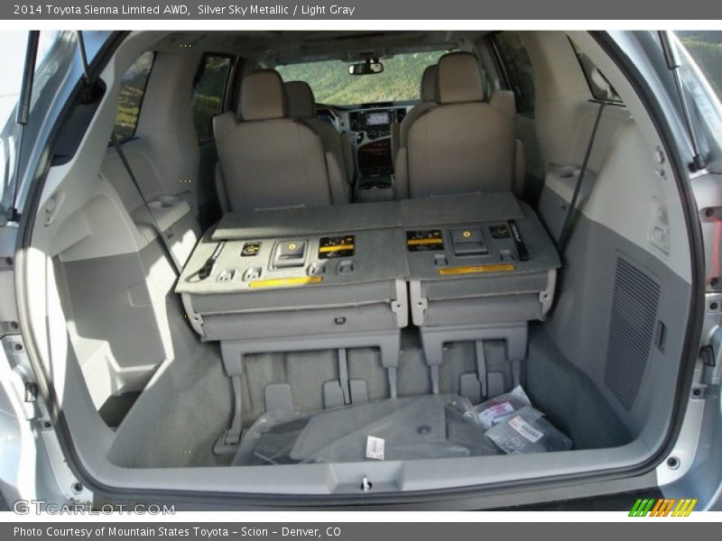 Silver Sky Metallic / Light Gray 2014 Toyota Sienna Limited AWD