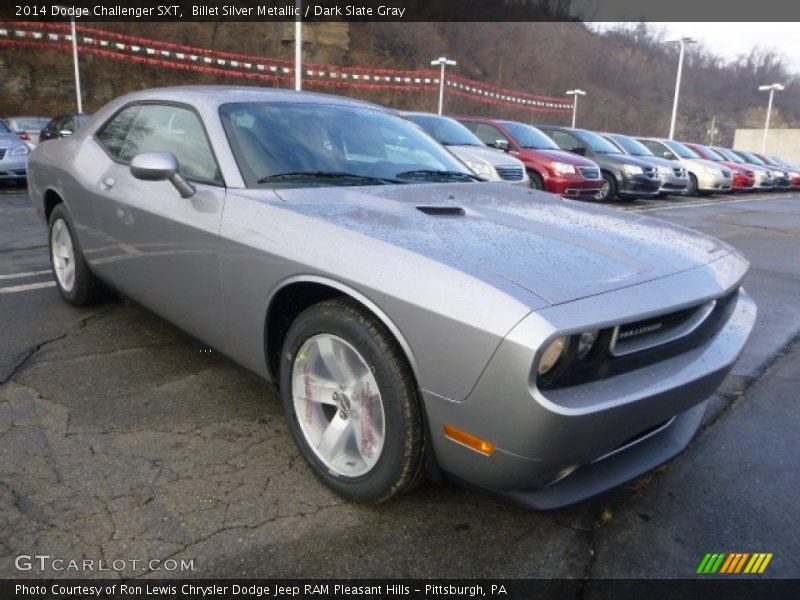 Billet Silver Metallic / Dark Slate Gray 2014 Dodge Challenger SXT