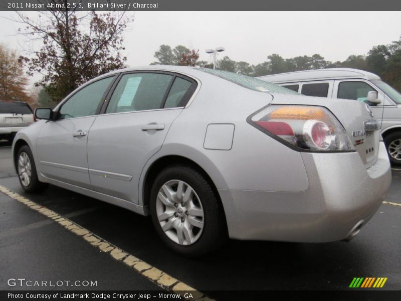 Brilliant Silver / Charcoal 2011 Nissan Altima 2.5 S
