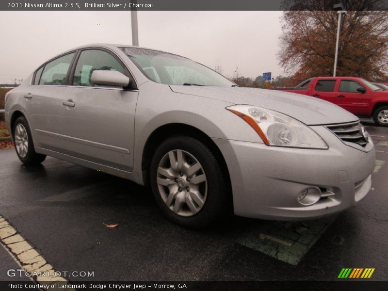 Brilliant Silver / Charcoal 2011 Nissan Altima 2.5 S