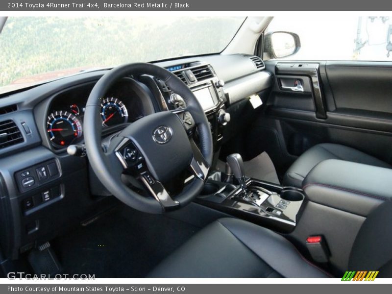 Barcelona Red Metallic / Black 2014 Toyota 4Runner Trail 4x4