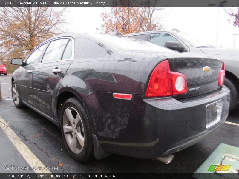Black Granite Metallic / Ebony 2012 Chevrolet Malibu LT
