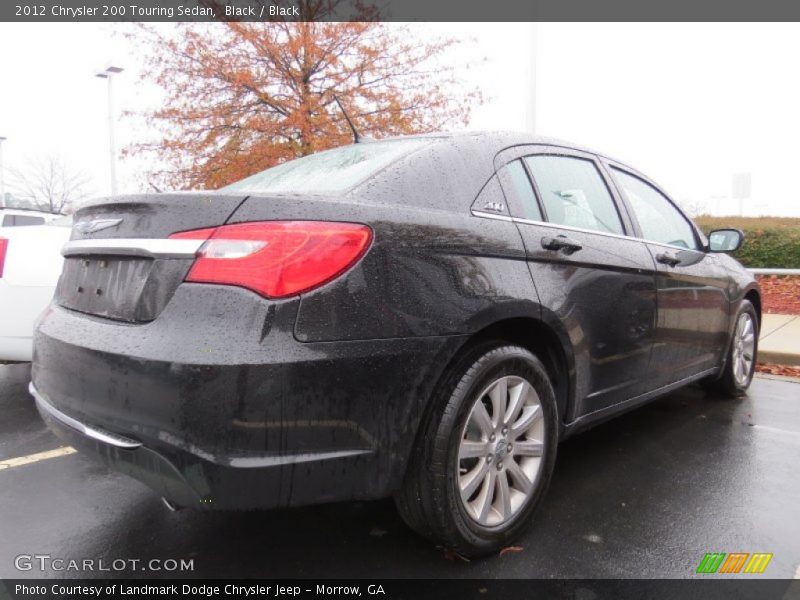 Black / Black 2012 Chrysler 200 Touring Sedan