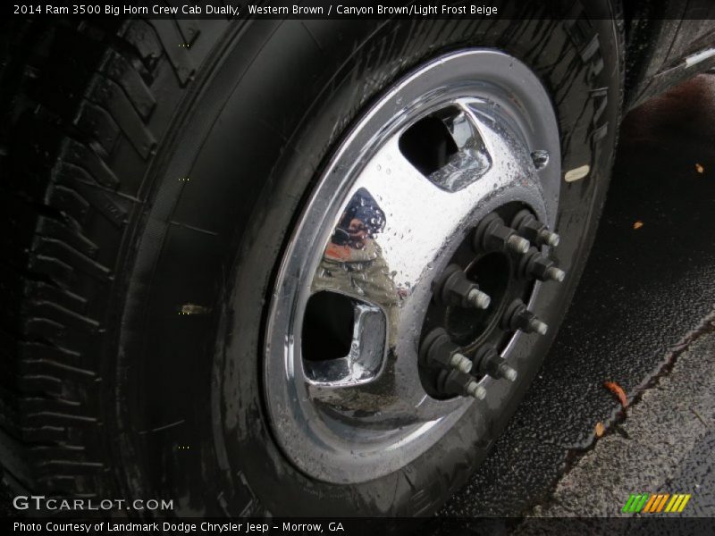 Western Brown / Canyon Brown/Light Frost Beige 2014 Ram 3500 Big Horn Crew Cab Dually