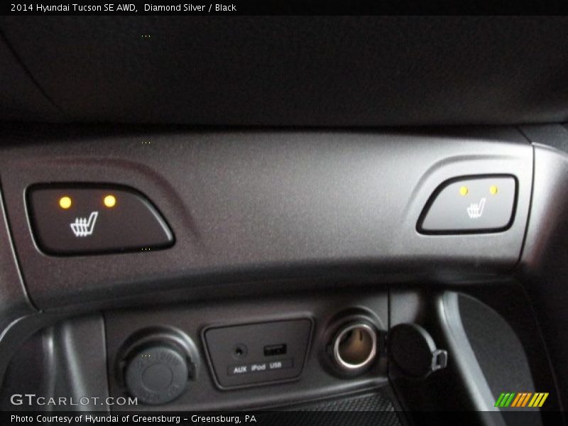 Diamond Silver / Black 2014 Hyundai Tucson SE AWD