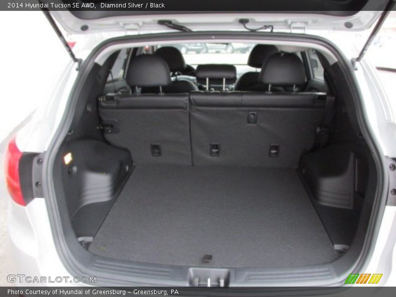 Diamond Silver / Black 2014 Hyundai Tucson SE AWD