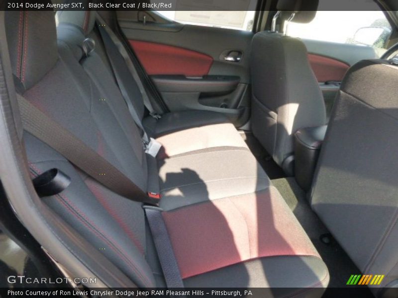 Rear Seat of 2014 Avenger SXT