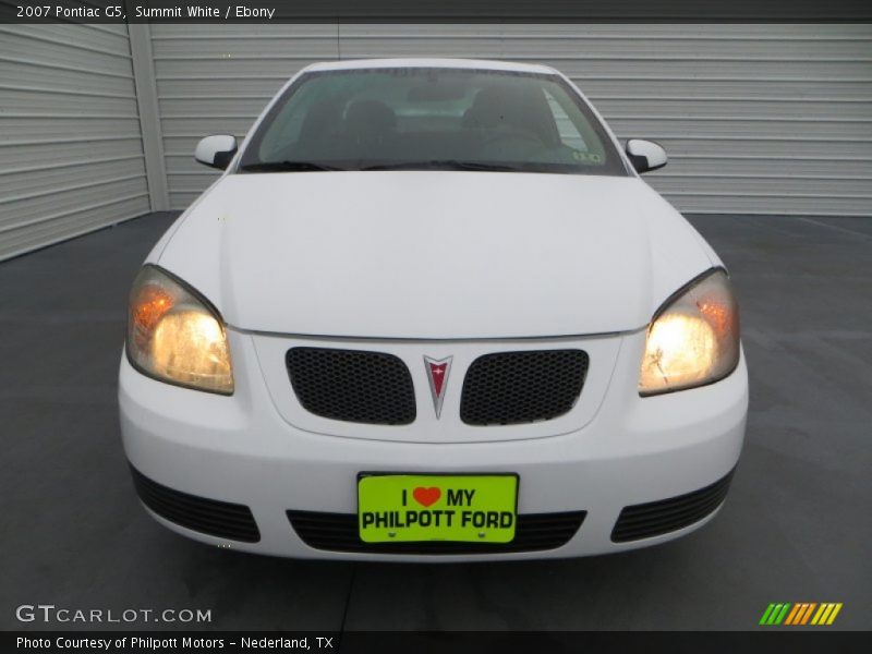 Summit White / Ebony 2007 Pontiac G5