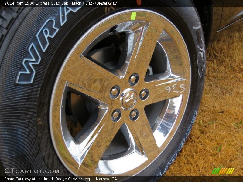 Black / Black/Diesel Gray 2014 Ram 1500 Express Quad Cab