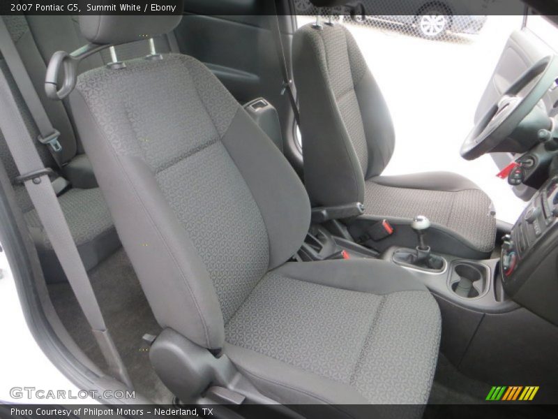 Summit White / Ebony 2007 Pontiac G5