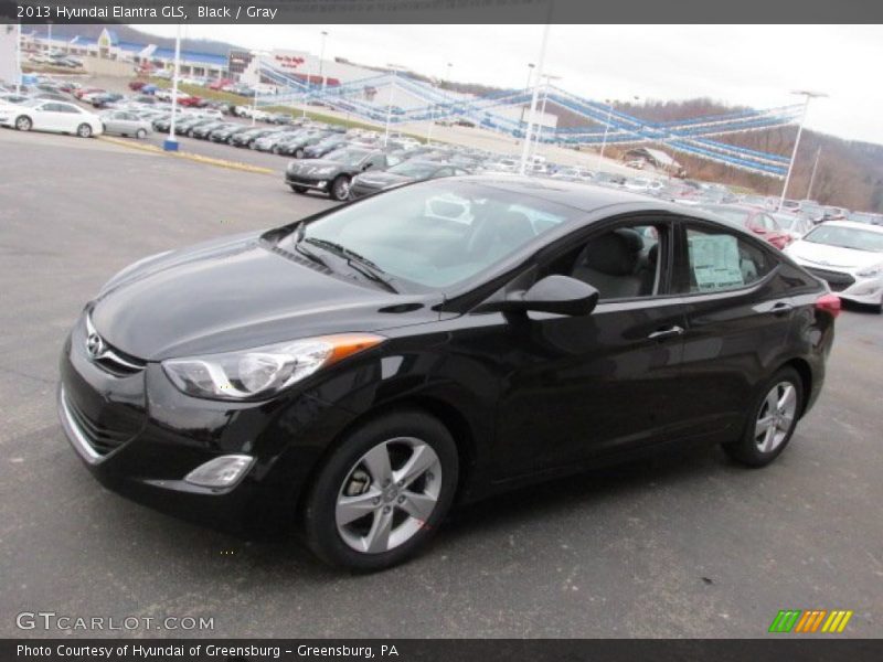 Black / Gray 2013 Hyundai Elantra GLS