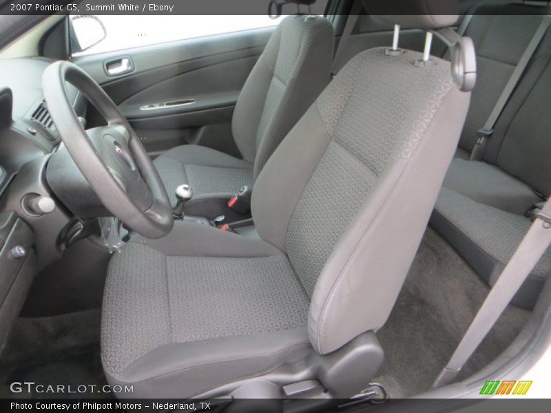 Summit White / Ebony 2007 Pontiac G5