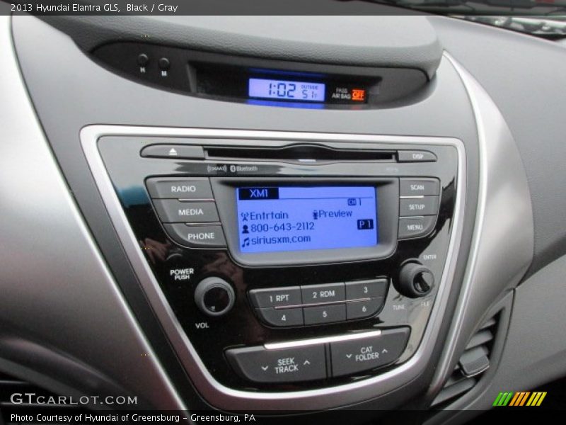 Black / Gray 2013 Hyundai Elantra GLS