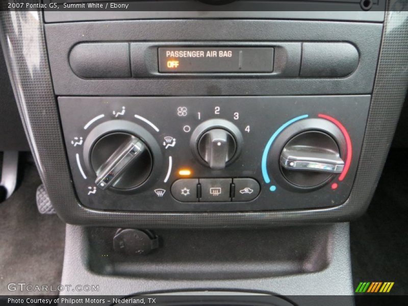 Summit White / Ebony 2007 Pontiac G5