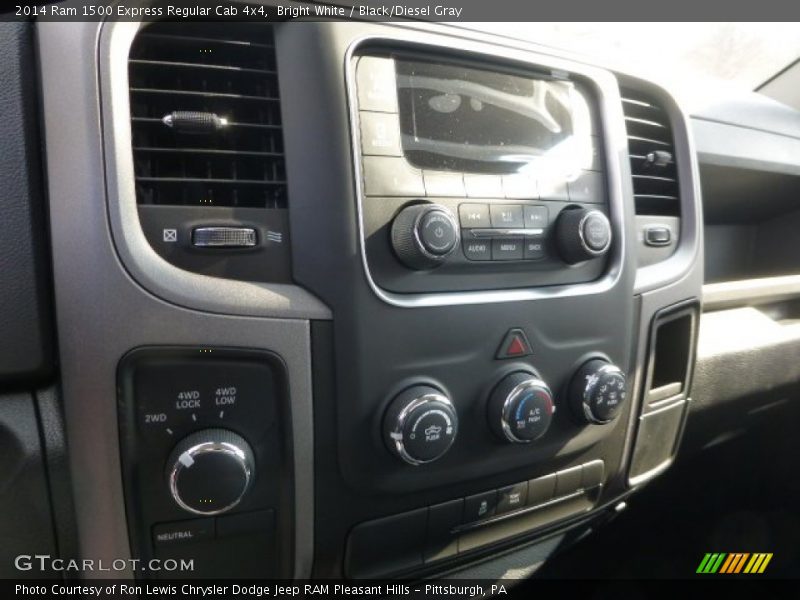 Bright White / Black/Diesel Gray 2014 Ram 1500 Express Regular Cab 4x4