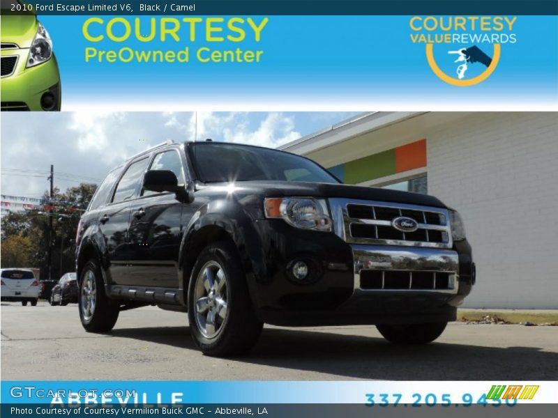 Black / Camel 2010 Ford Escape Limited V6
