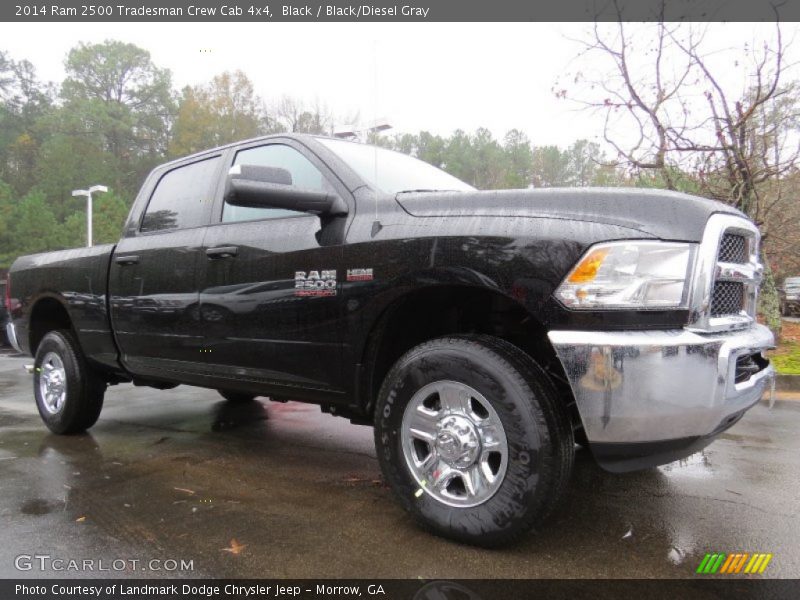Black / Black/Diesel Gray 2014 Ram 2500 Tradesman Crew Cab 4x4