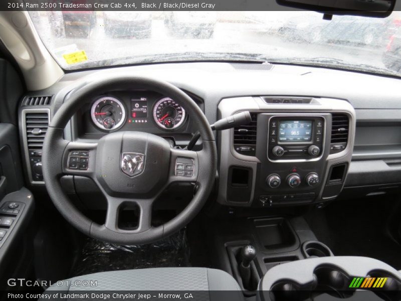 Black / Black/Diesel Gray 2014 Ram 2500 Tradesman Crew Cab 4x4