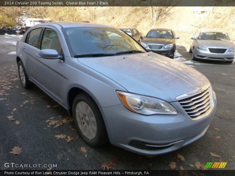Crystal Blue Pearl / Black 2014 Chrysler 200 Touring Sedan