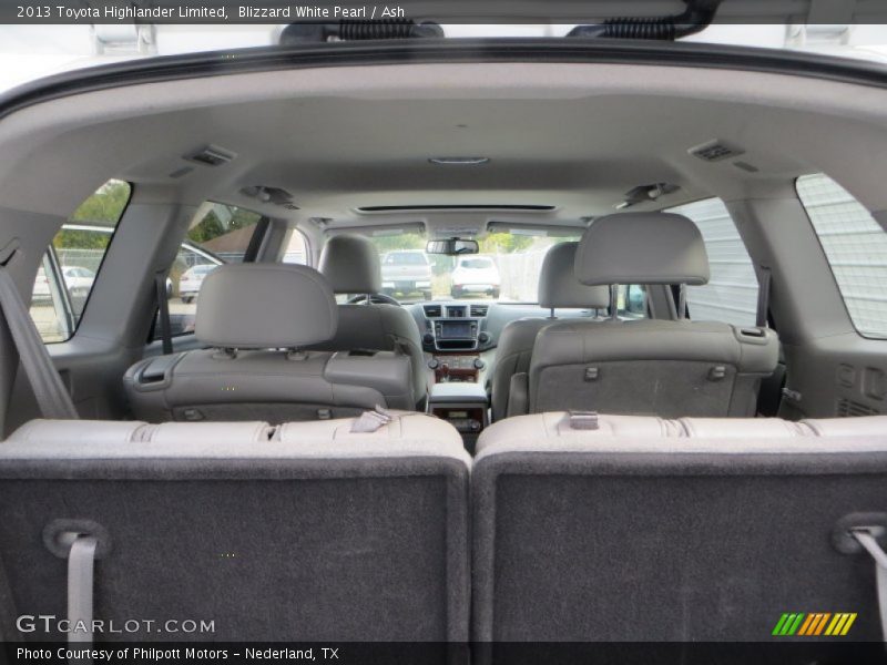 Blizzard White Pearl / Ash 2013 Toyota Highlander Limited
