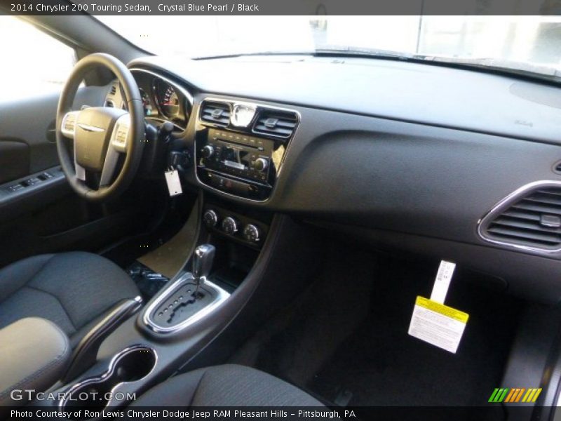 Crystal Blue Pearl / Black 2014 Chrysler 200 Touring Sedan